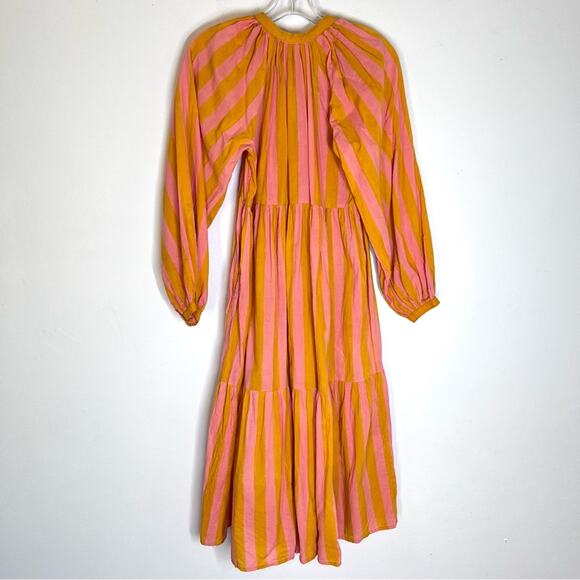 Matta NY Jaya Riviera Striped Midi Dress Gelato Sz XS - Picture 4 of 8